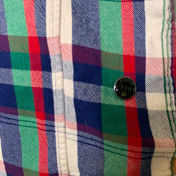 G-Star Raw Denim 03301 R5204 Men's Striped Shirt - Picture 6 of 9